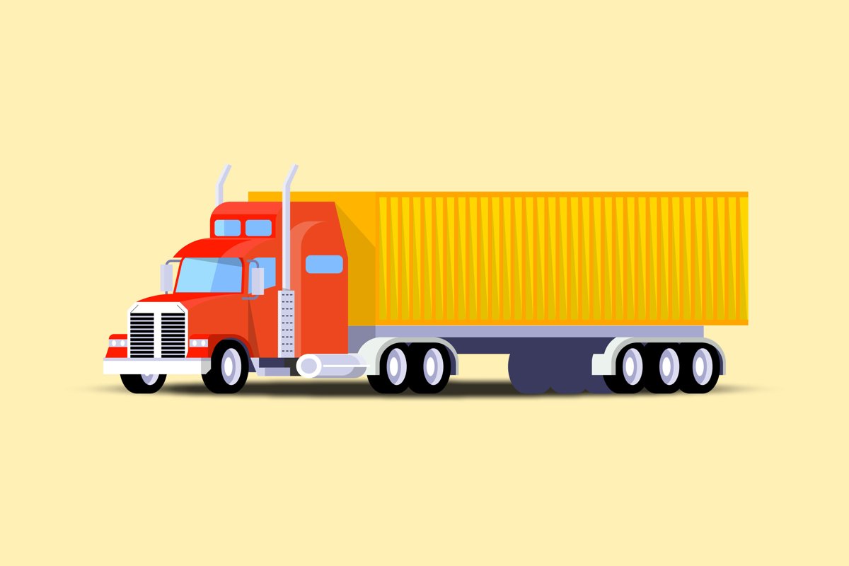 North American Truck Illustrations example image 1