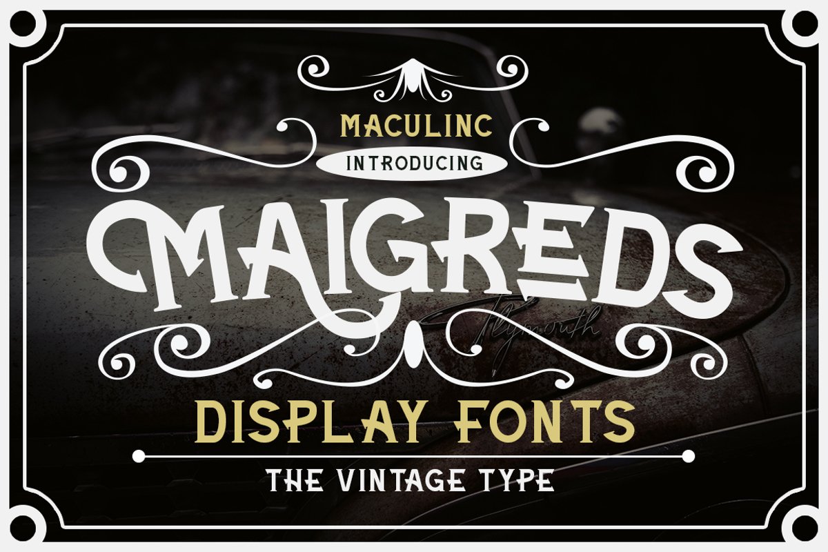 Maigreds Display Font example image 1