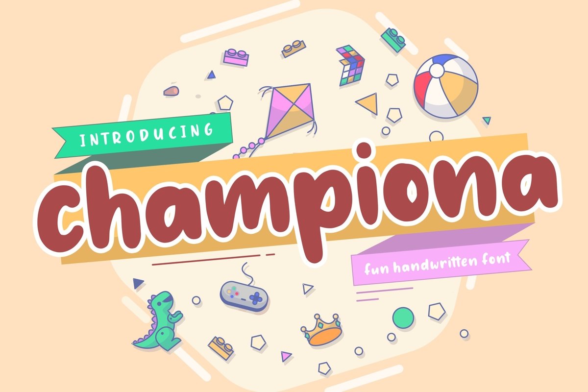Championa Fun Handwritten Font example image 1