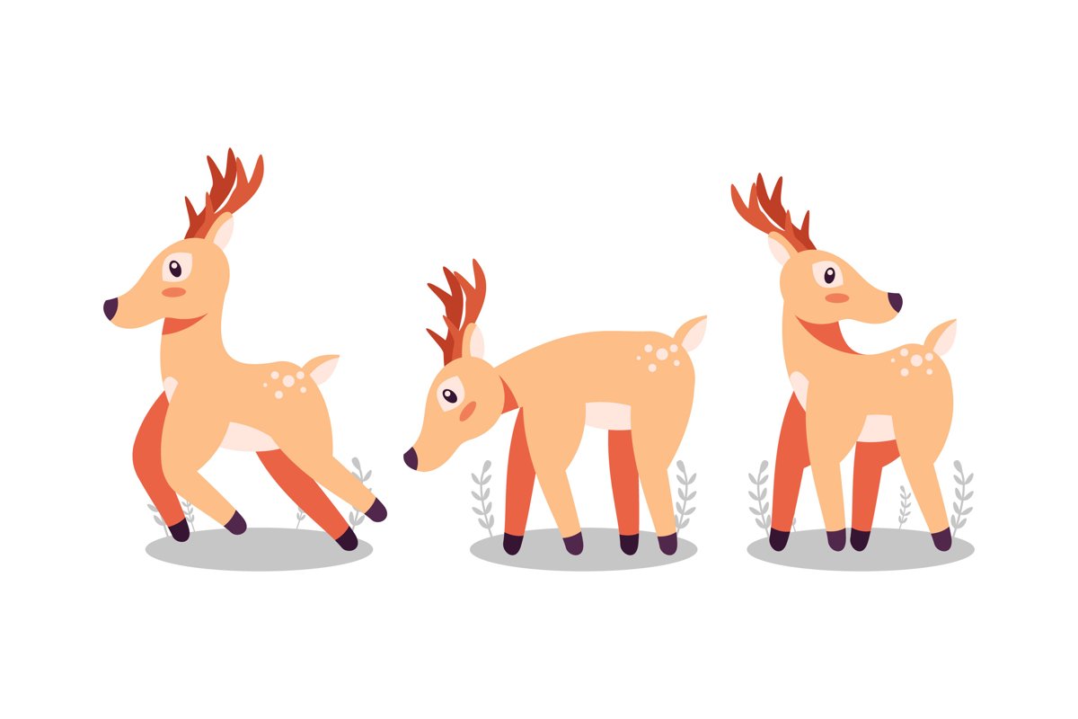 Deer Ilustrations example image 1