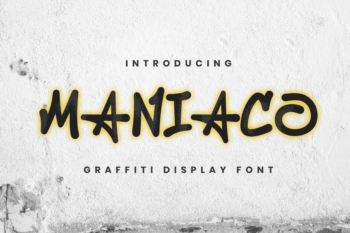 Maniaco Font example image 1