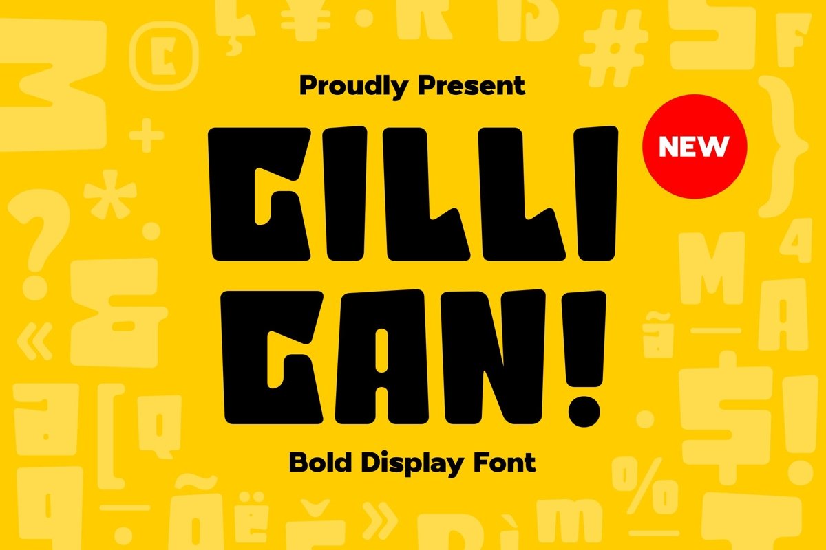 Gilligan - Bold Display Font example image 1