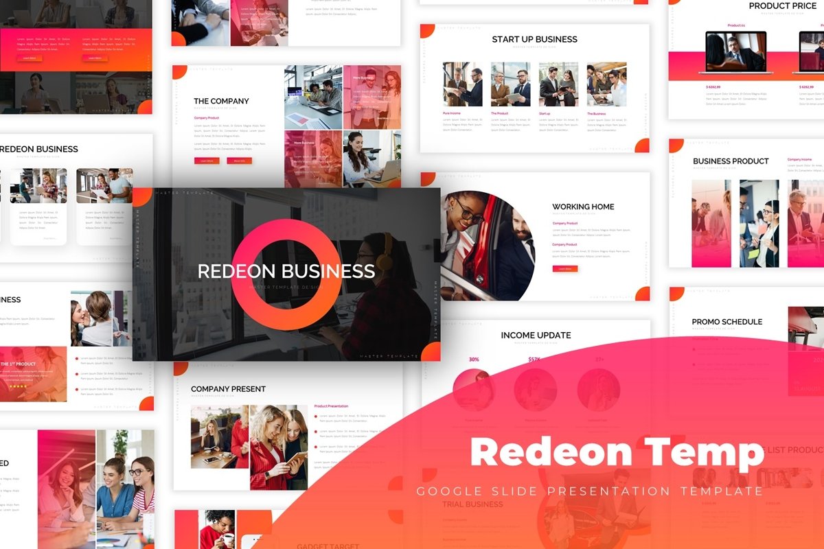 Redeon - Google Slide Template example image 1