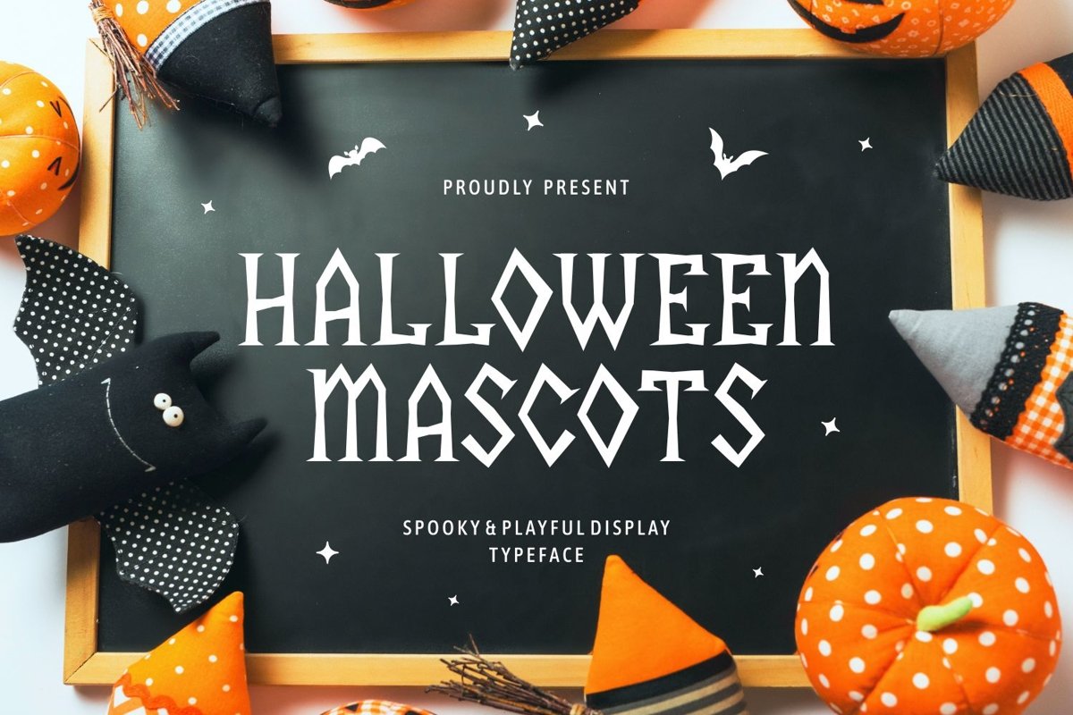 Halloween Mascots - Spooky and Playful Display Typeface example image 1
