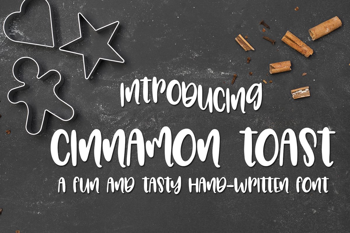 Cinnamon Toast - A Tasty Hand-Written Font example image 1