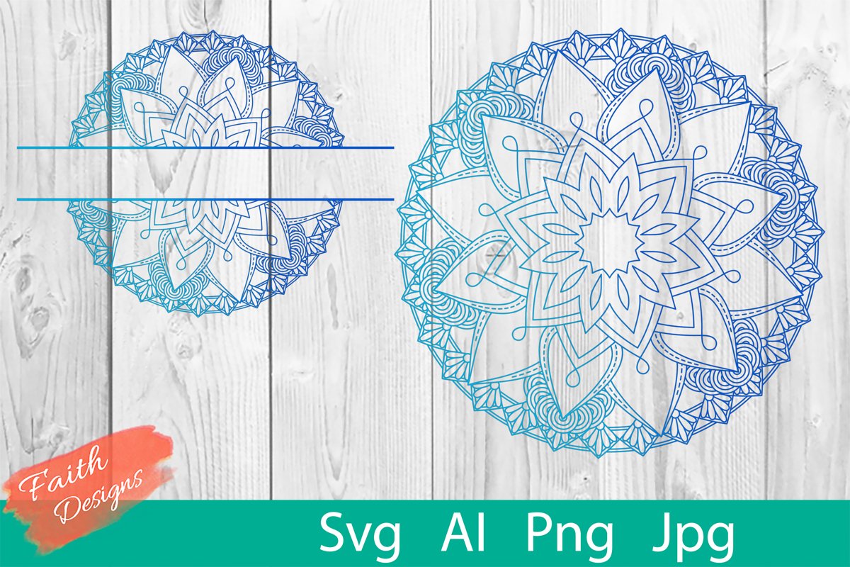 Mandala & Split Mandala No. 10 example image 1