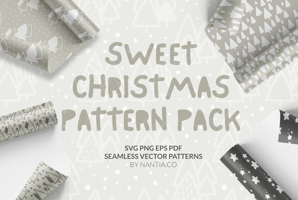 Sweet Christmas Patterns example image 1