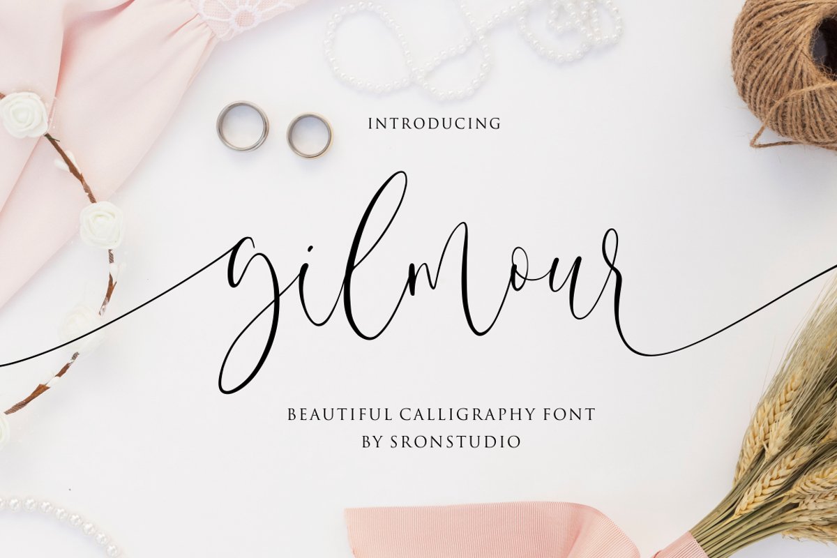 Gilmour - Beautiful Calligraphy example image 1