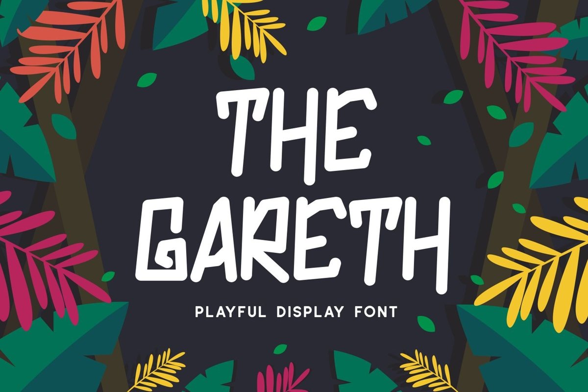 Gareth - Playful Display Font example image 1