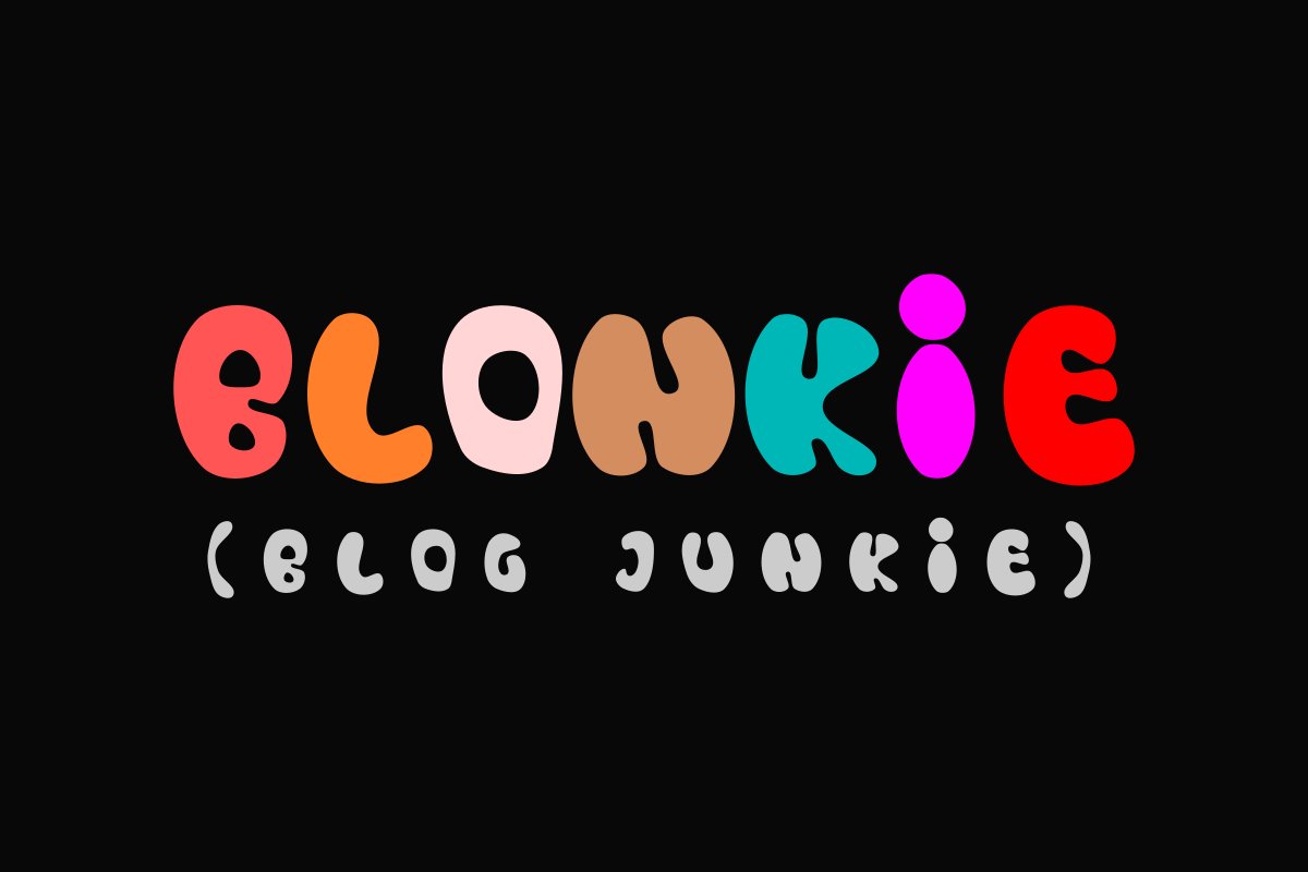 Blonkie Display Font example image 1