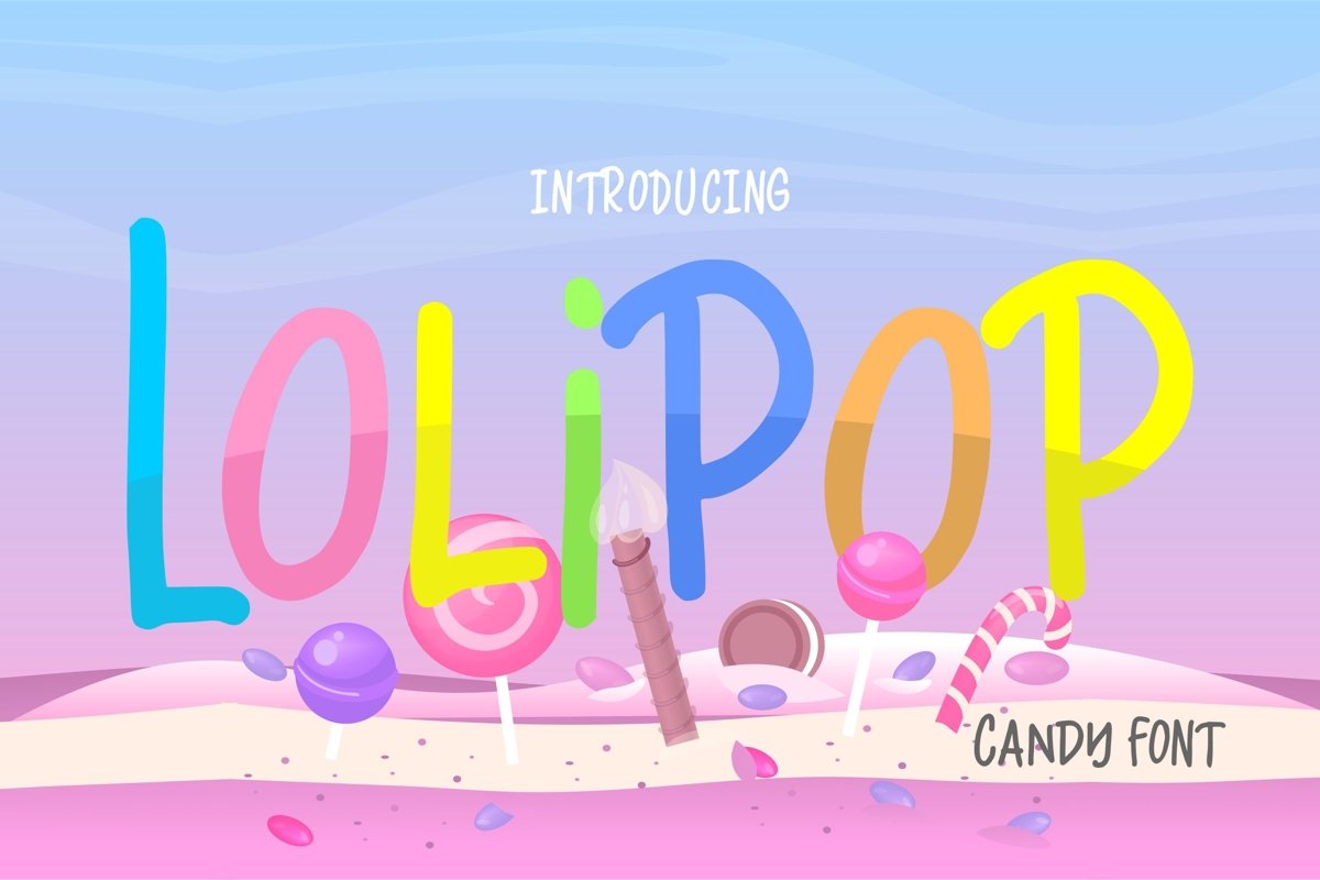 Lolipop | Candy Funny Font example image 1