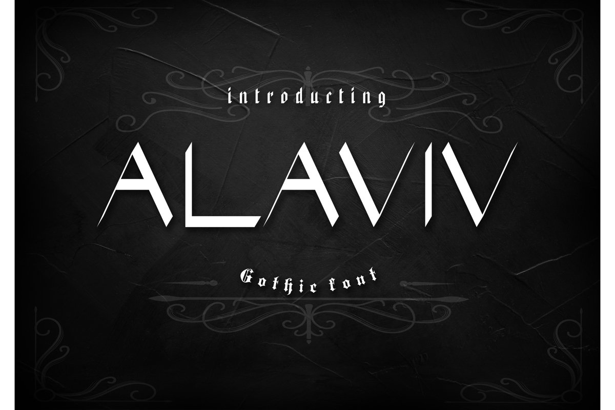 Alaviv Gothic Font example image 1