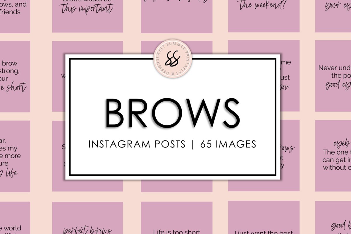 Brows Dusty Rose Instagram Posts example image 1
