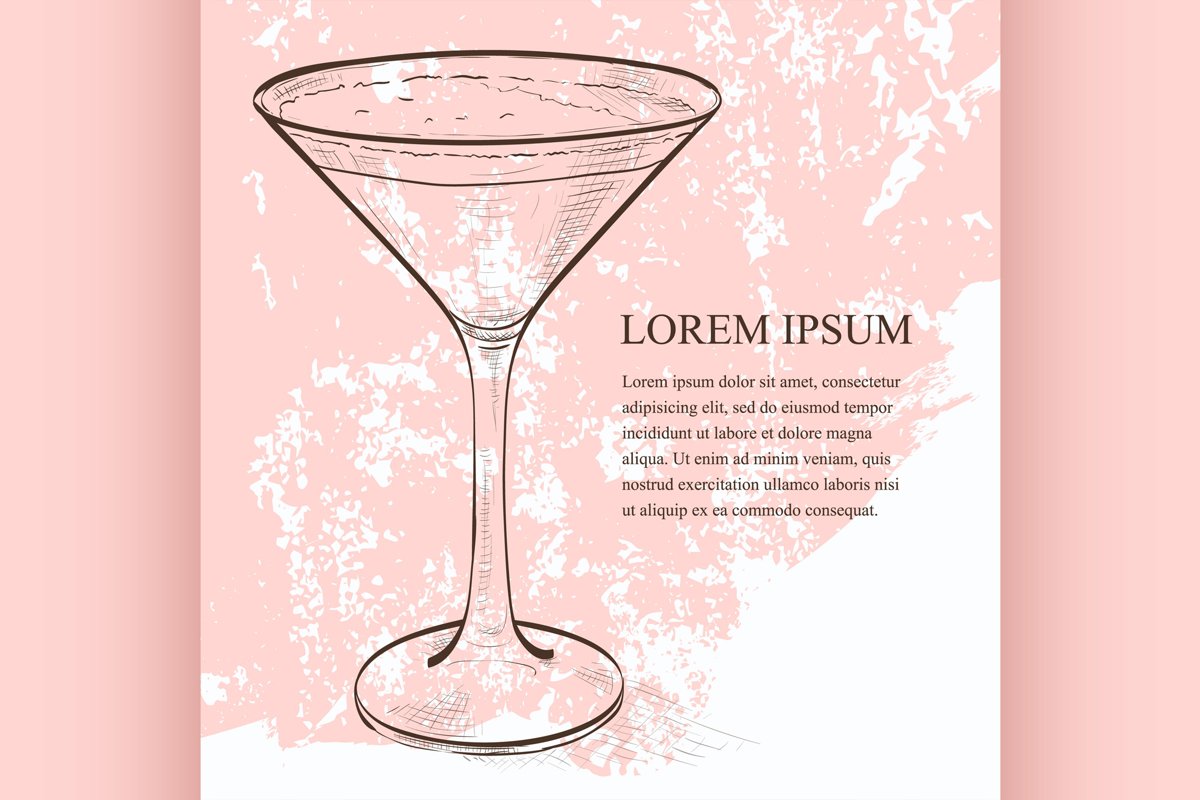 Cocktail Espresso Martini scetch example image 1