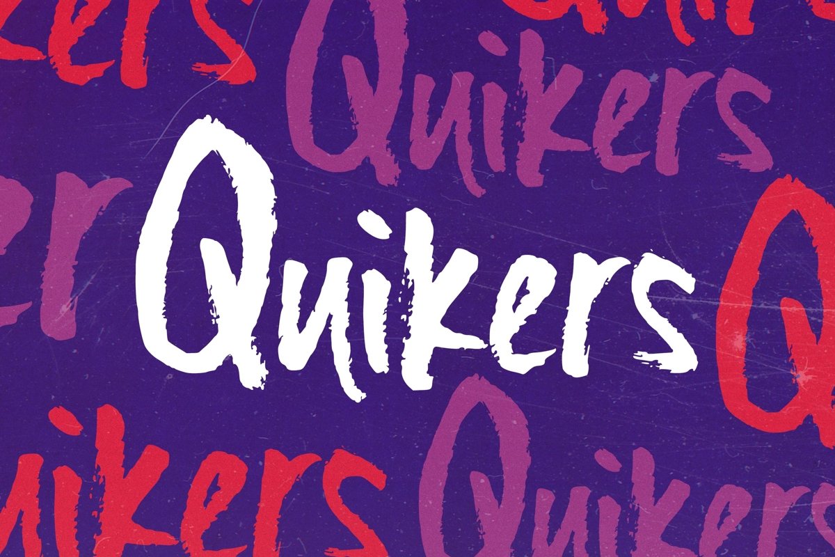 Quikers - Brush Font example image 1