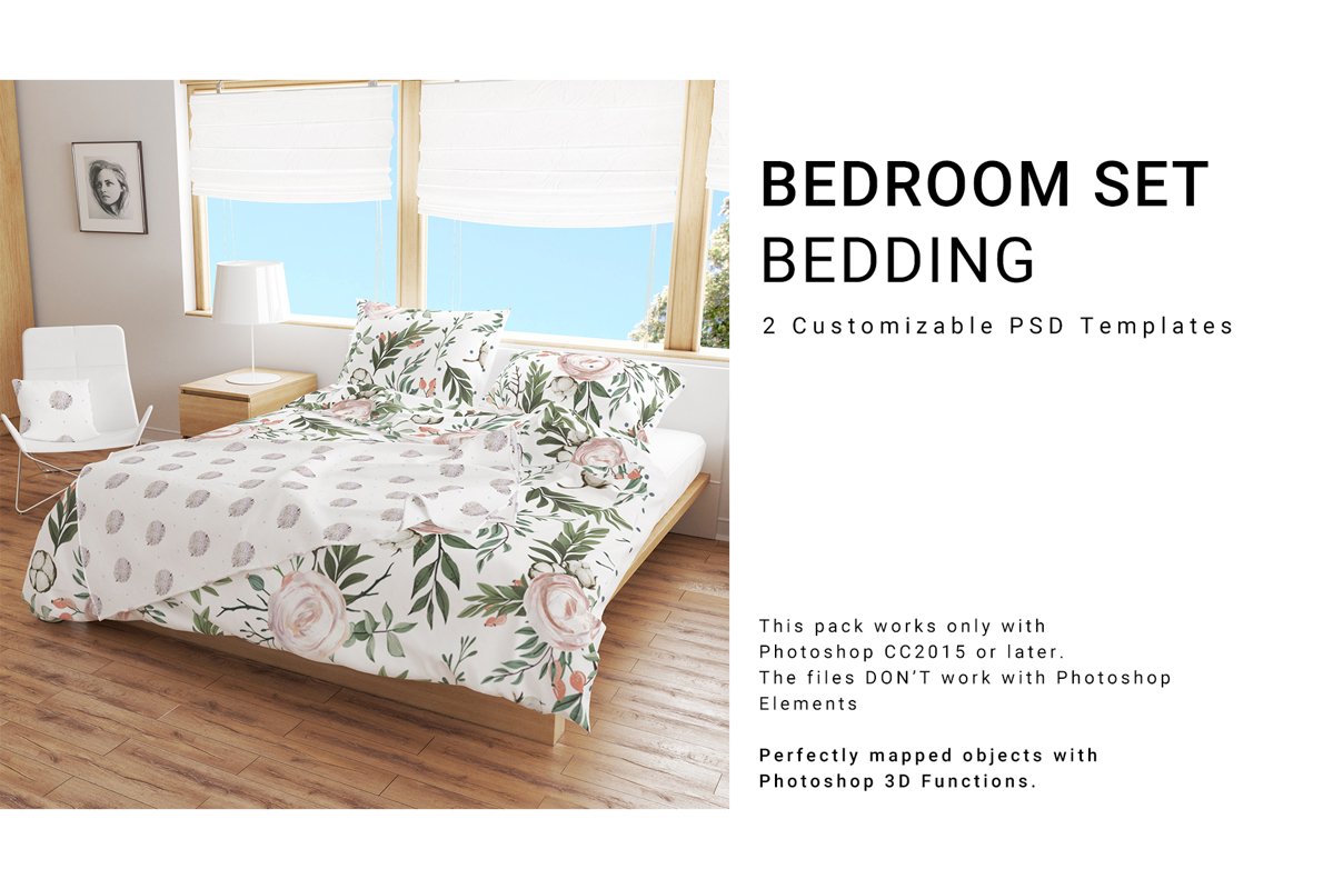 Bedroom Set - Bedding & Throw Pillow example image 1
