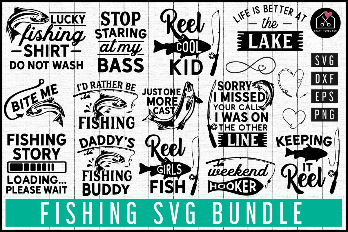 Fishing SVG Bundle | MB78 example image 1