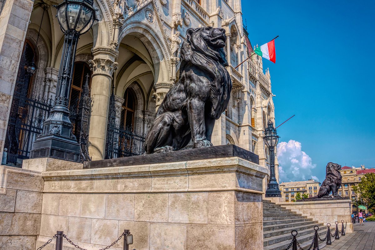 Gothic old building of the Hungarian parliament, Budapest example image 1