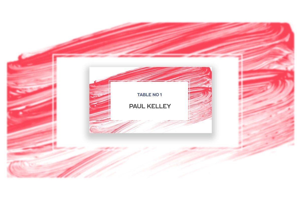Acrylic Brush Strokes Template Background example image 1