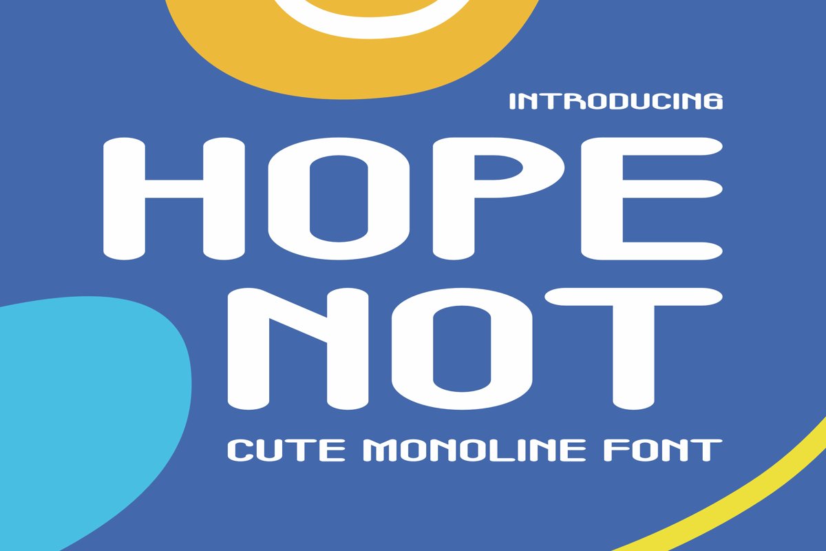 Hope Not Font example image 1