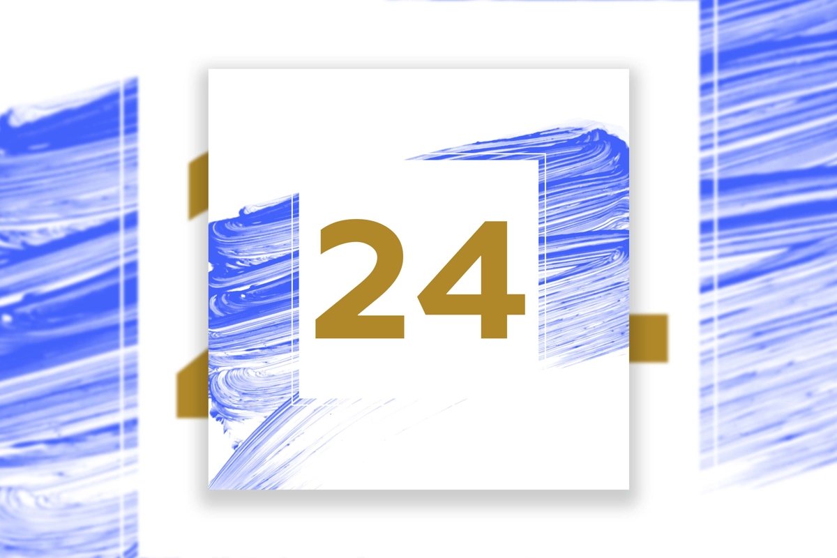 Acrylic Brush Strokes Template Background example image 1