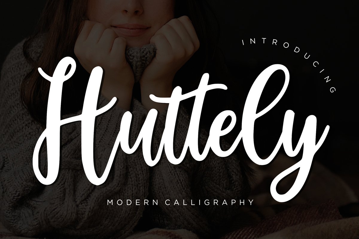 Huttely Modern Calligraphy example image 1