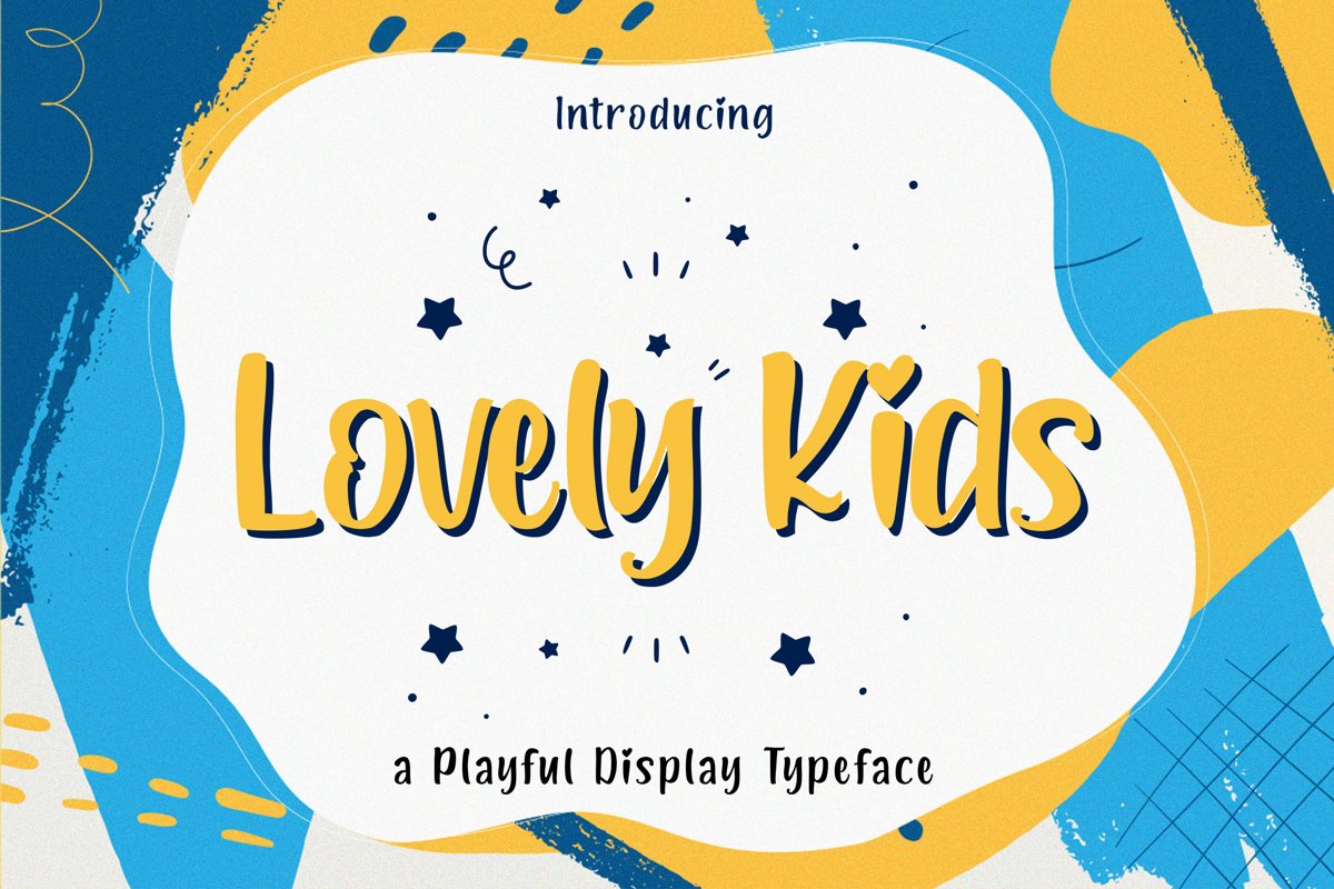 Lovely Kids - Playful Font example image 1