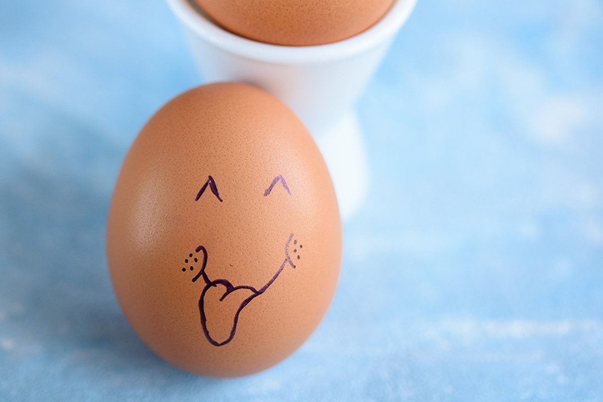 Eggs with different emotions example image 1