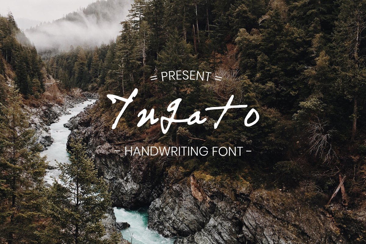 Yuqato Handwriting Font example image 1