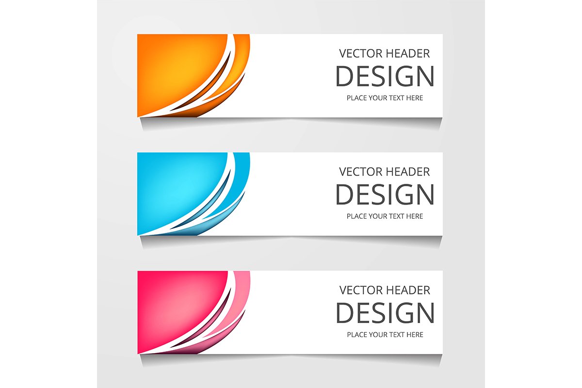 Set Of Modern Global Business Design Banner Template example image 1