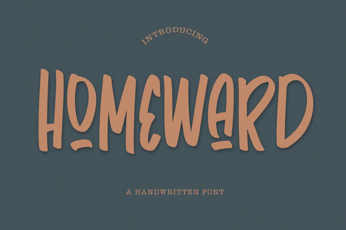 Homeward - Handwritten Font example image 1