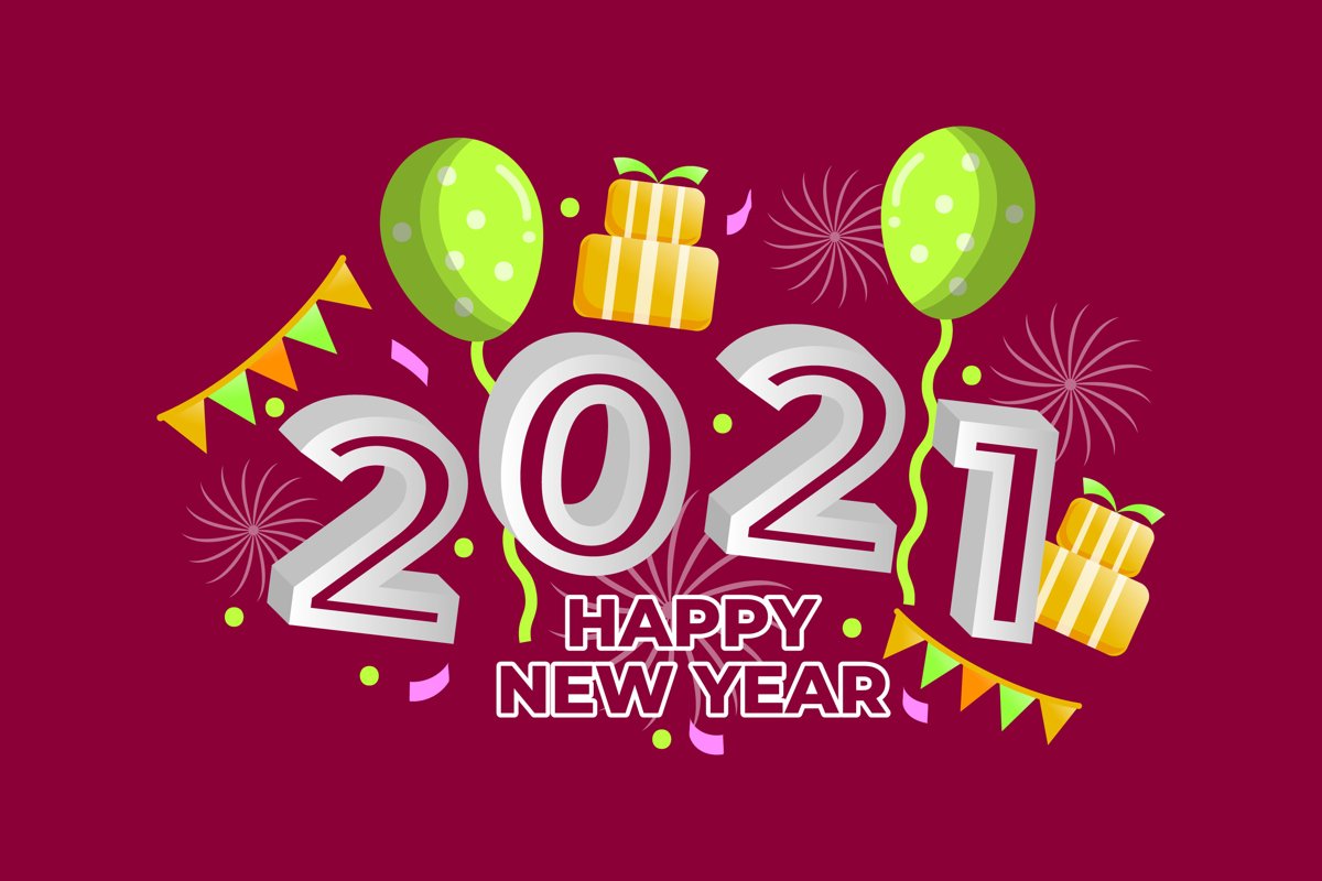 New Year Illustrations example image 1