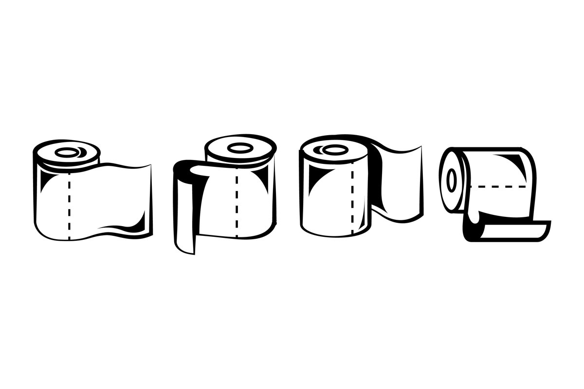 Toilet Paper Silhouettes example image 1