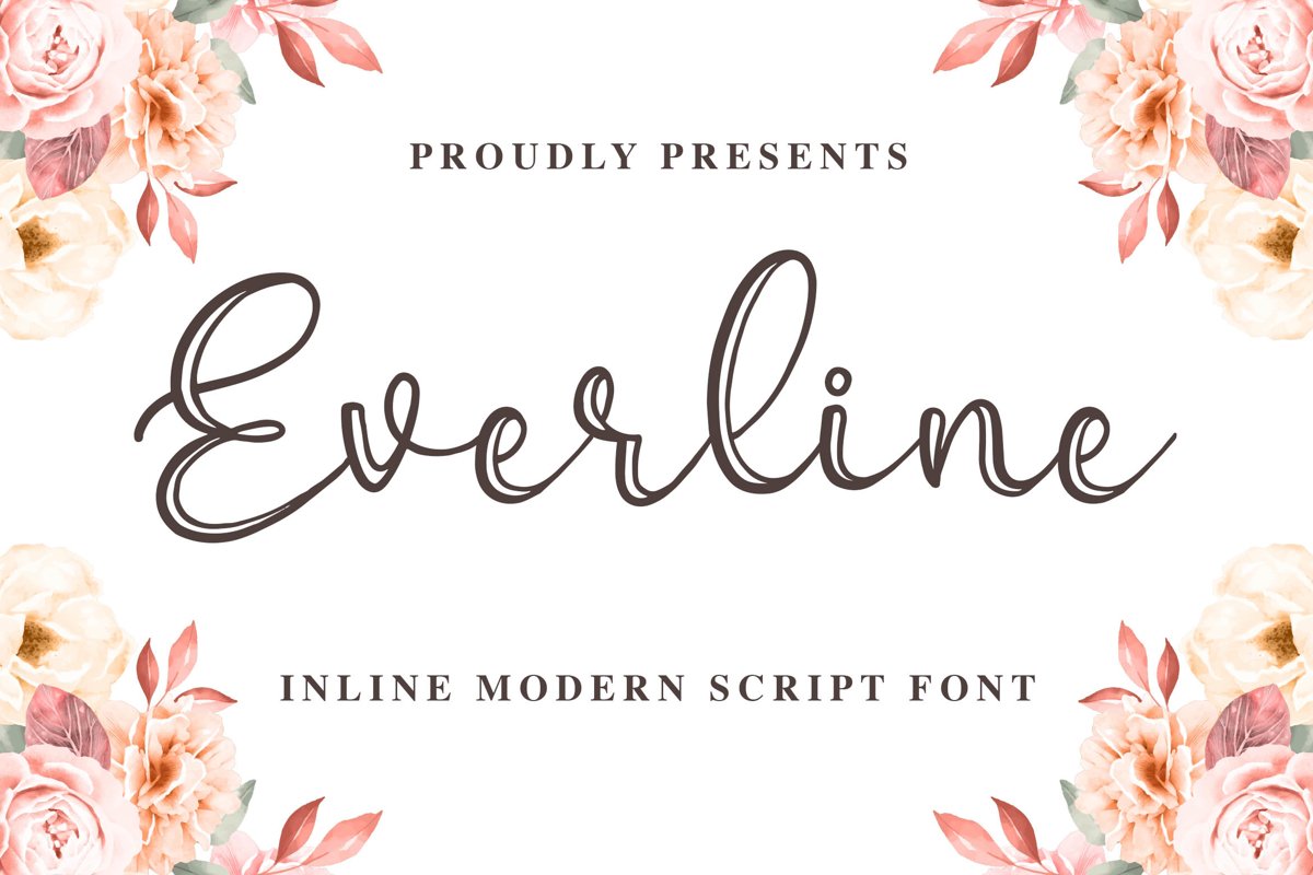 Everline - a Modern Calligraphy example image 1