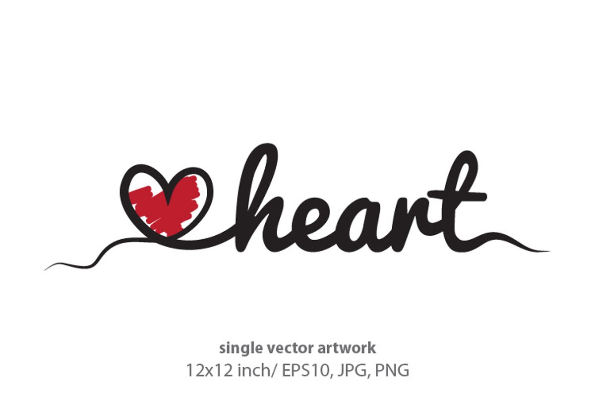 heart and love example image 1