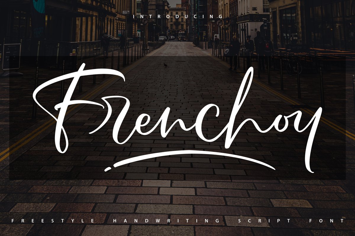 Frenchoy | Handwriting Script Font example image 1