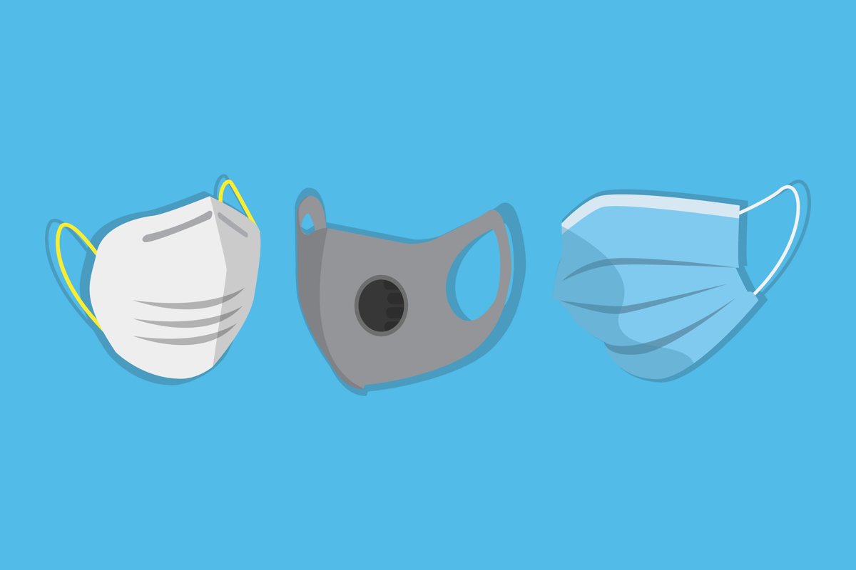 Face Mask Illustrations example image 1