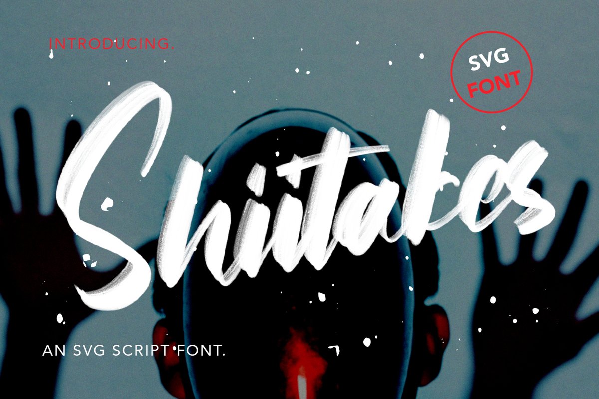 Shiitakes - SVG Font example image 1