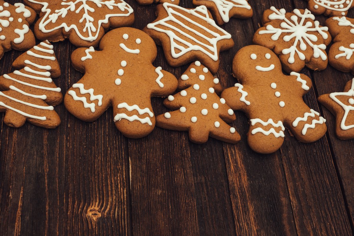 Christmas cookies background. example image 1