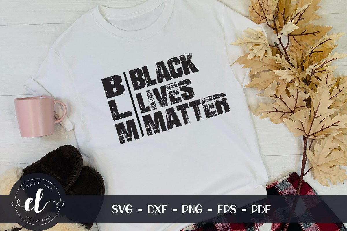 Black Lives Matter SVG, BLM SVG Cut File example image 1
