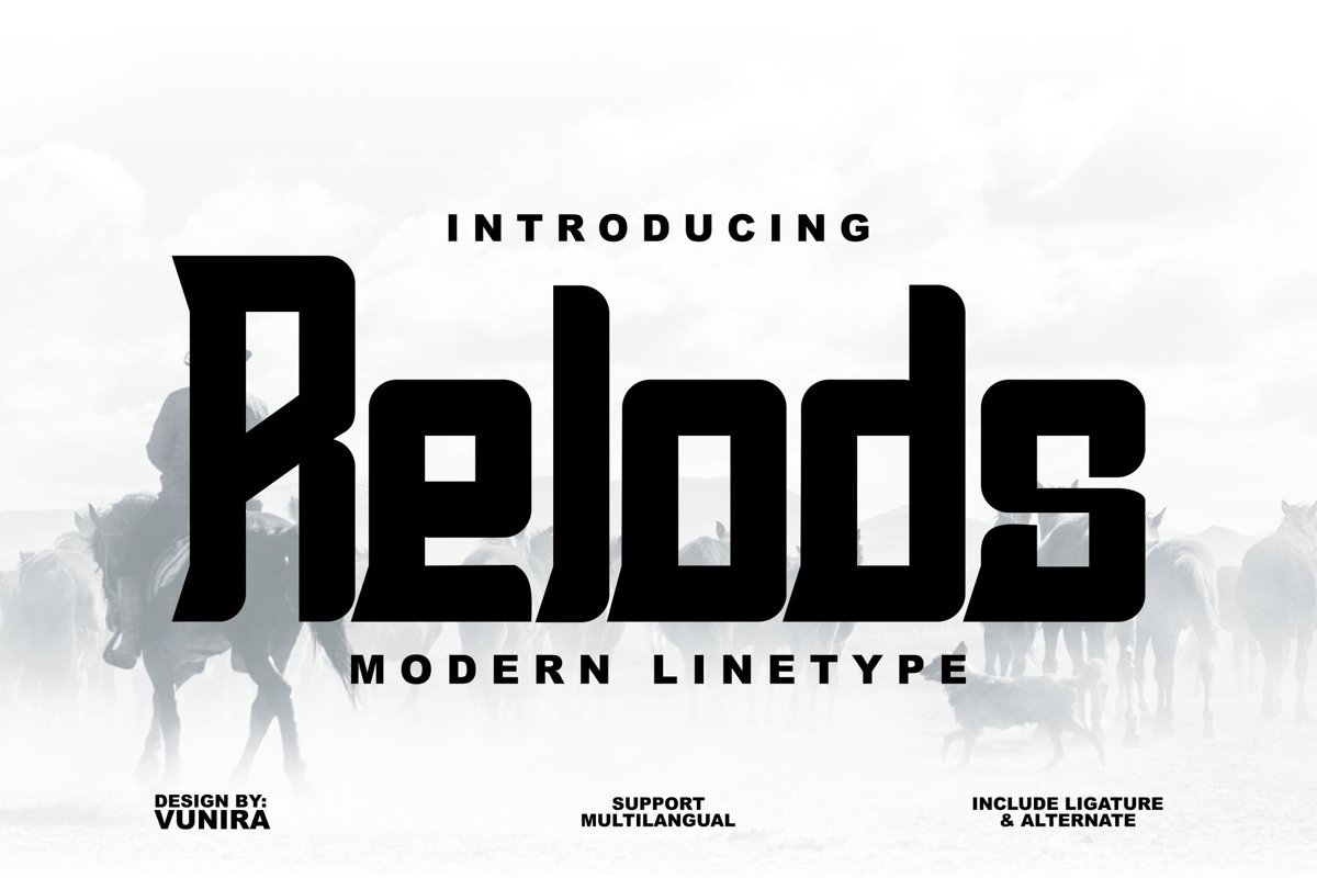 Relods | Modern Linetype example image 1