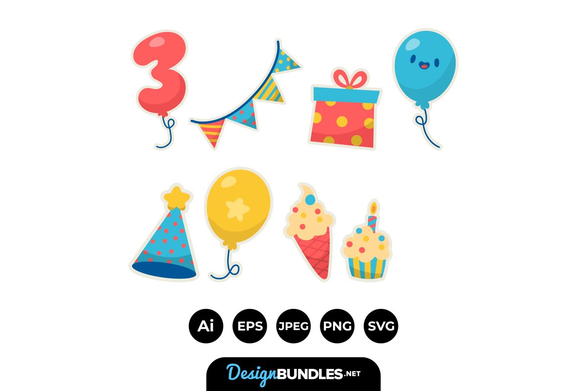 Colorful Birthday Scrapbook example image 1