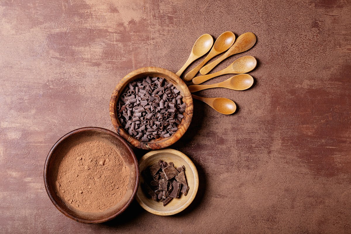 Wooden bowls with sweets example image 1
