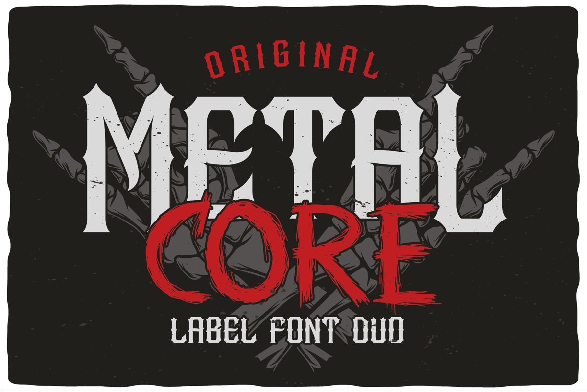 MetalCore Font Duo example image 1