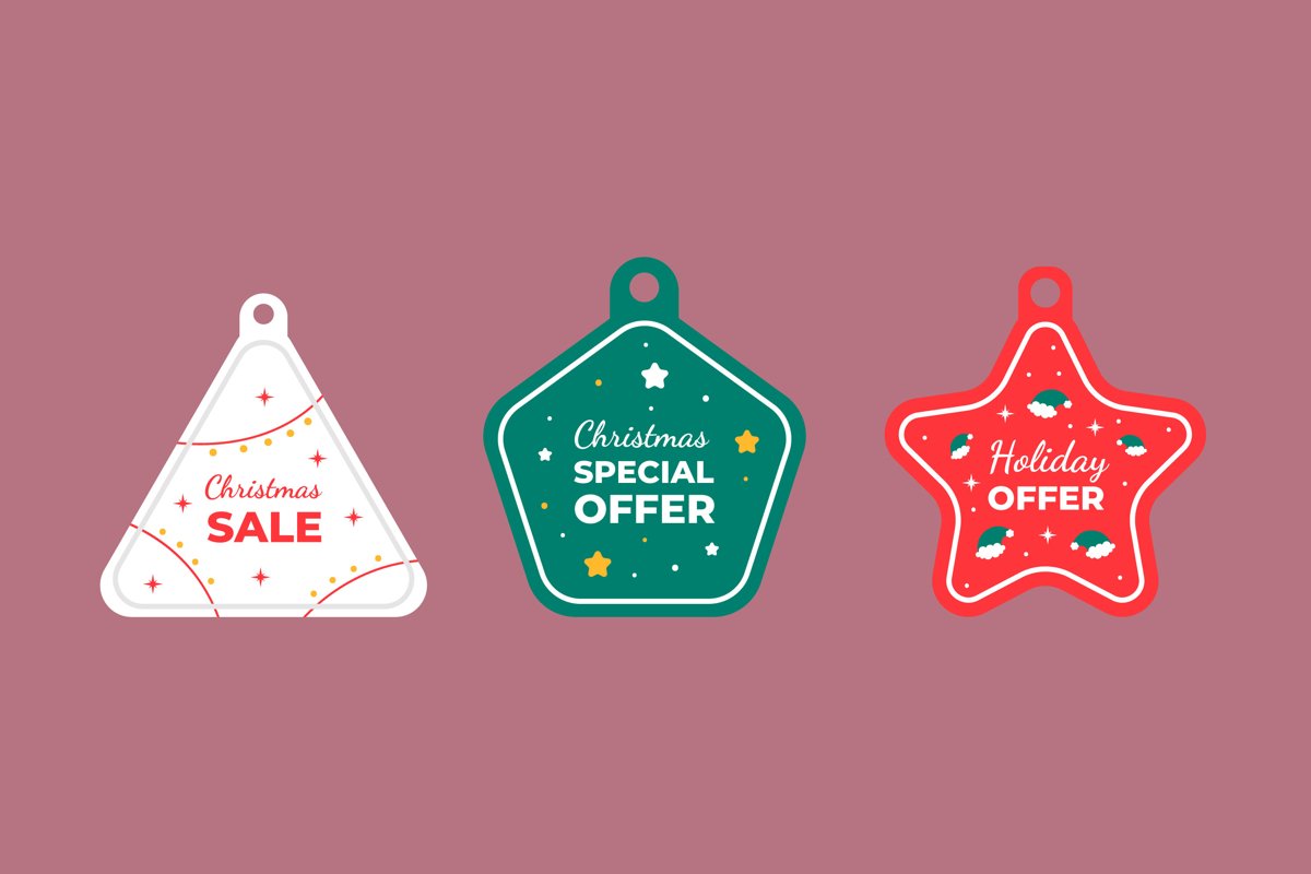 Christmas Sale Tag example image 1