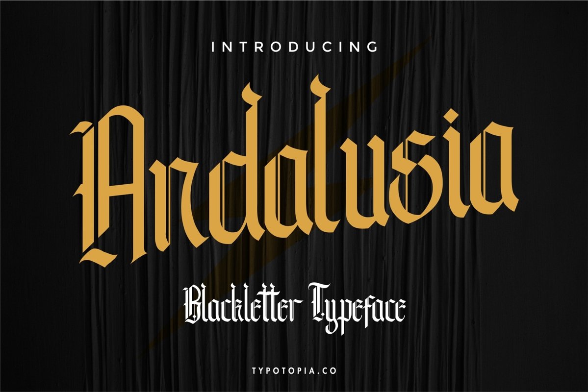 Andalusia - The Blackletter Typeface example image 1