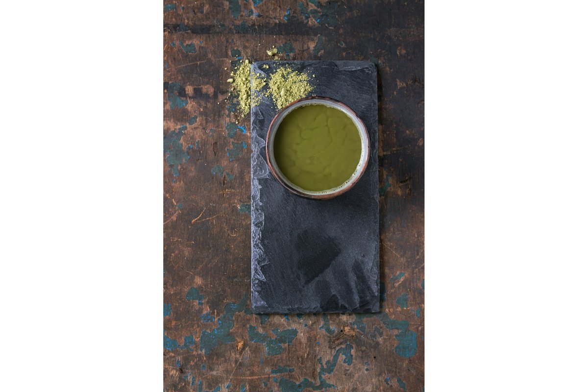 Cup of matcha tea example image 1