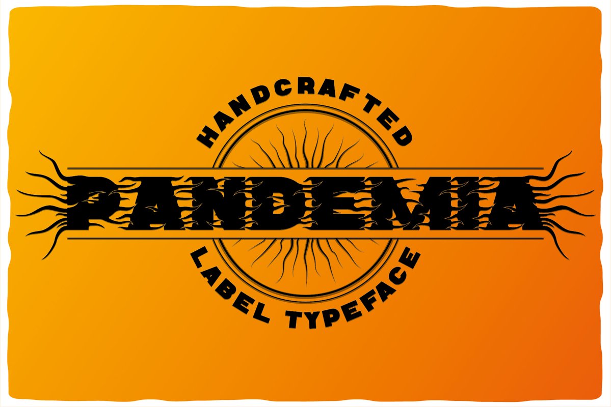 Pandemia typeface example image 1