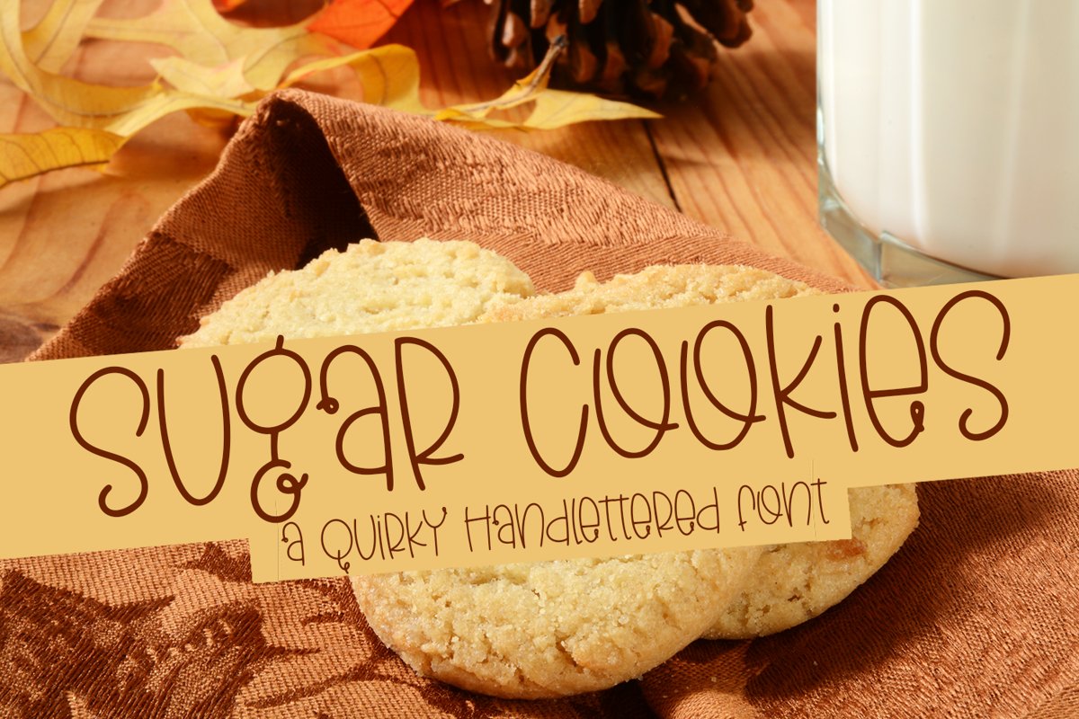 Sugar Cookies - A Quirky Hand-Lettered Font example image 1