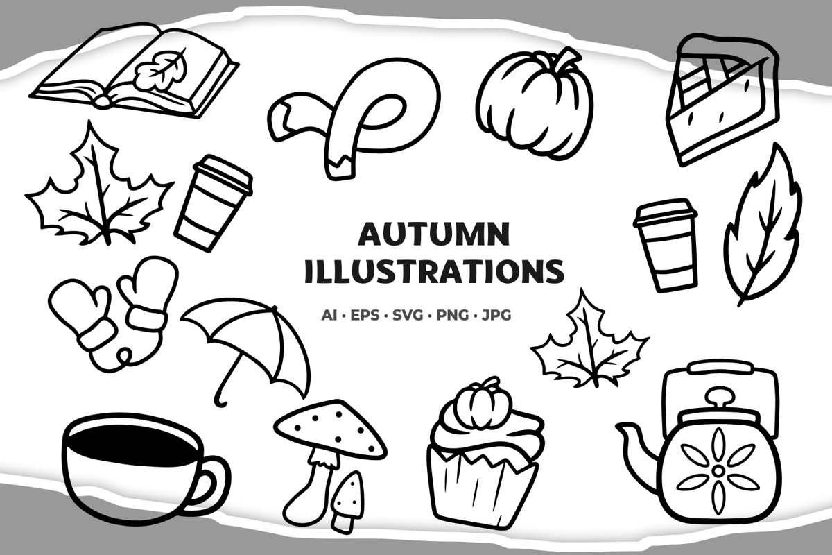 Autumn illustrations example image 1